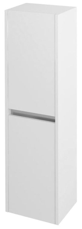 NIRONA szafka - słupek35x140x30cm, 2x drzwi, lewe/prawe, kolor biały