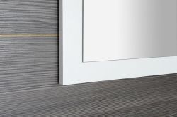 TREOS lustro w ramie 750x500x28mm, kolor biały mat