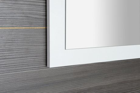 Przejdź do produktu TREOS lustro w ramie 75x50cm, biały mat