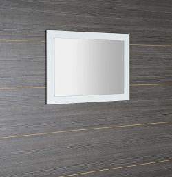 TREOS lustro w ramie 750x500x28mm, kolor biały mat