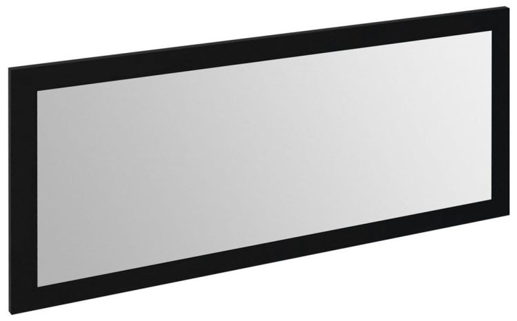 TREOS lustro w ramie 1100x500x28mm, kolor czarny mat