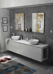 TREOS blat Rockstone 100x51cm, bez otworu