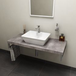 AVICE blat 110x50cm, Cement