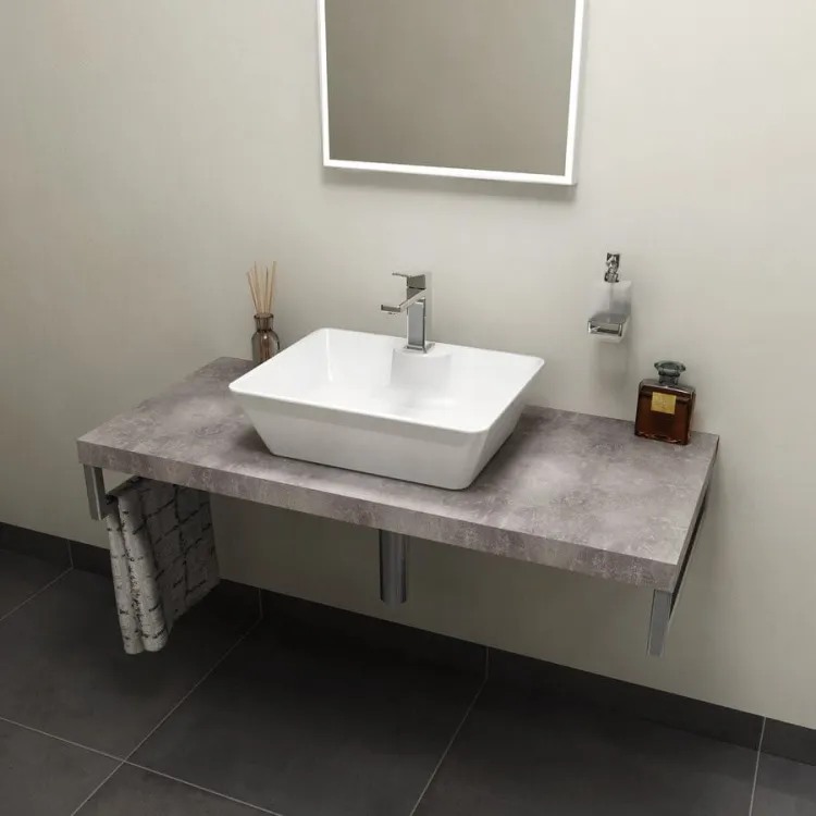 AVICE blat 110x50cm, Cement