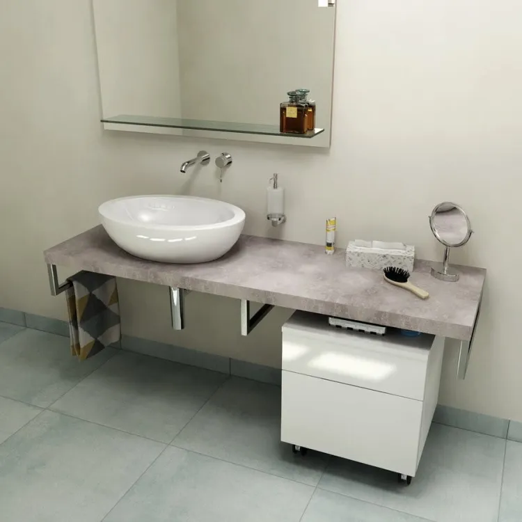 AVICE blat 120x50cm, Cement