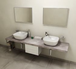 AVICE blat 240x50cm, Cement
