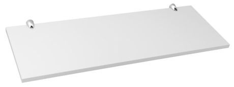 Przejdź do produktu MDF półka z zawiasami, 856x315x18 mm, biały połysk
