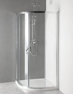 PROMOCJA kabina prysznicowa półokrągła 900x900x1900mm, szkło czyste
