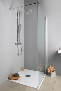 SPY teleskopowy zestaw prysznicowy z baterią termostatyczną, chrom