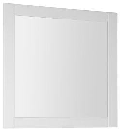 FAVOLO Lustro w ramie 80x80 cm, biały matowy
