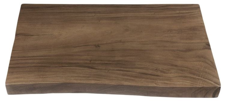 WOODY blat pod umywalkę 120x50 cm, z litego drewna Suar