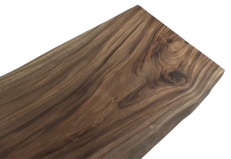 WOODY blat pod umywalkę 160x50 cm, z litego drewna Suar