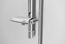 WANDA zestaw prysznicowy z mydelniczką, uchwyt przesuwny, 790 mm, chrom