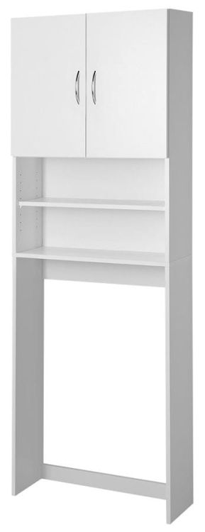 SIMPLEX ECO szafka nad pralką 63x25x190cm, biała