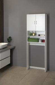 SIMPLEX ECO szafka nad pralką 63x25x190cm, biała