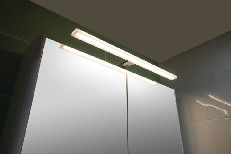 MIRAKA LED oswietlenie luster 9W, 230V, 600x35x120mm, akryl + chrome