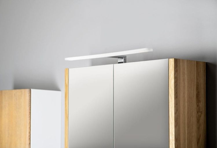 MIRAKA LED oswietlenie luster 9W, 230V, 600x35x120mm, akryl + chrome