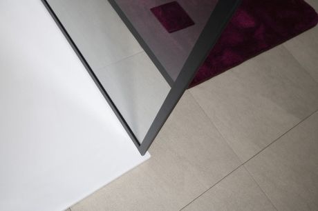 Przejdź do produktu CURE BLACK walk-in 1200mm, szkło czyste