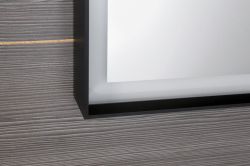 SORT lustro z podświetleniem LED 470x700mm, czarne matowe