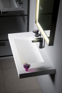 SORT lustro z podświetleniem LED 470x700mm, czarne matowe