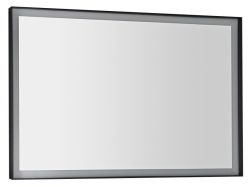 SORT lustro z podświetleniem LED 1000x700mm, czarne matowe