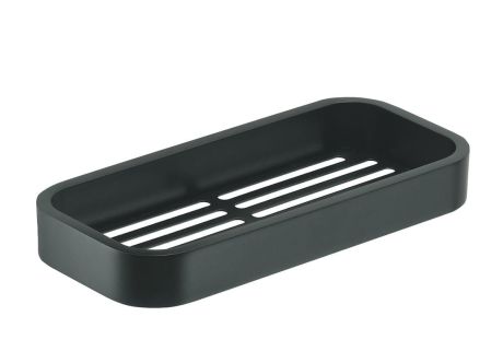Przejdź do produktu OUTLINE półka do kabiny prysznicowej, 241x30x111mm, czarny mat