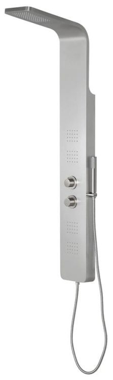 PRESTIGE panel prysznicowy 200x1400 mm z baterią termostatyczną, stal nierdzewna