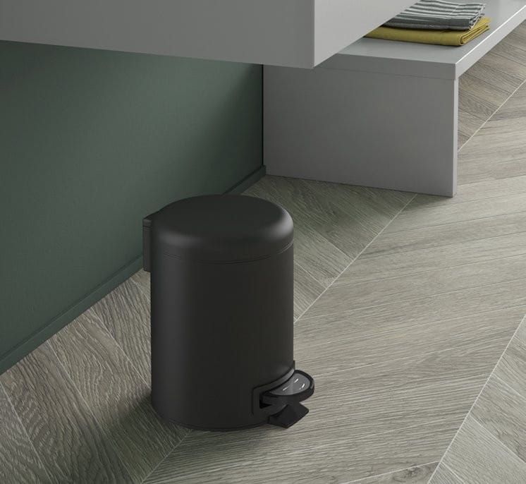POTTY kosz na śmieci 5l, Soft Close , czarny matowy