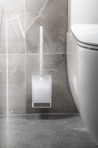 EVEREST szczotka do WC, ścienna, chrom
