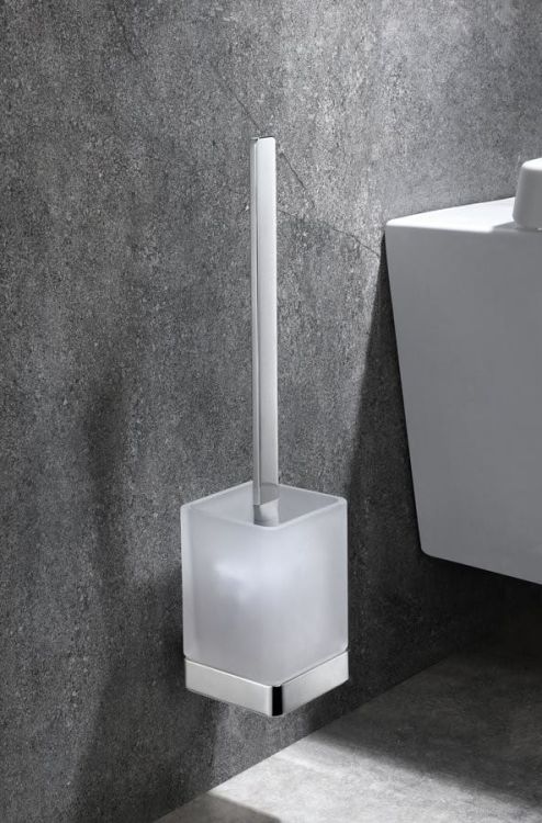 EVEREST szczotka do WC, ścienna, chrom
