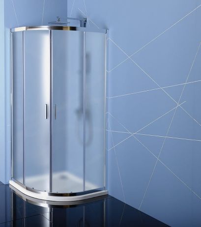 Przejdź do produktu EASY kabina prysznicowa półokrągła 900x900mm, szkło BRICK