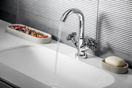 Przejdź do produktu INDUSTRY bateria umywalkowa bez odpływu, chrom/czarny
