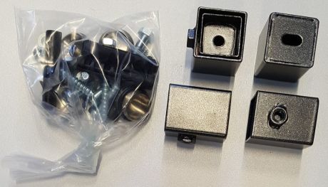 Przejdź do produktu METRO Zestaw montażowy do IR400, IR410 i IR420, 4szt./komplet, antracyt metaliczny S02