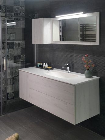 Przejdź do produktu TREOS 145 zestaw łazienkowy, dąb Polar