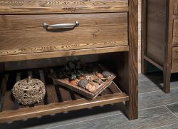 Szafka umywalkowa WESTERN 77, świerk bejcowany