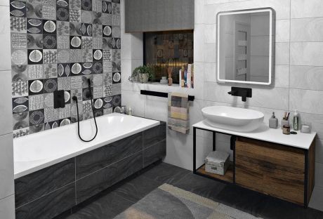 Przejdź do produktu SKARA blat Rockstone 100,5x1,2x47cm, biały mat