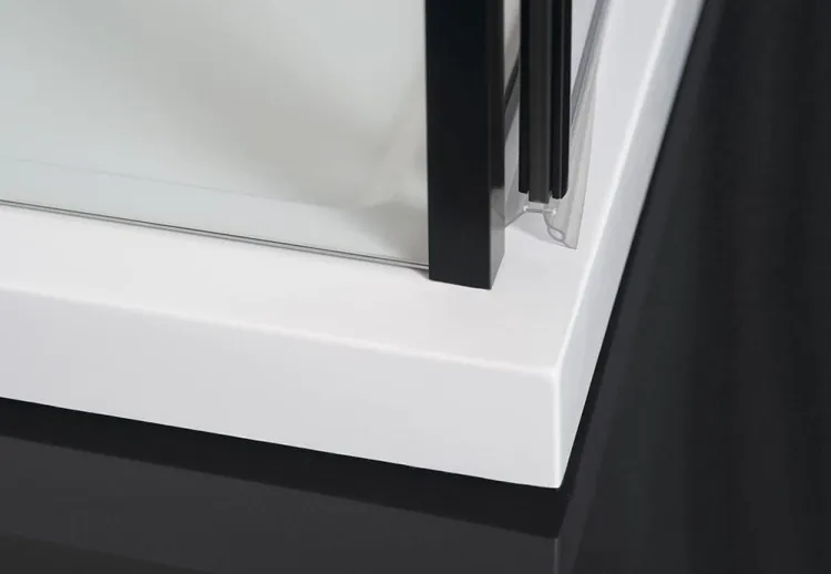 Zoom Line Black prostokątna kabina prysznicowa 800x900mm wariant L/P