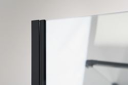 Zoom Line Black prostokątna kabina narožna 900x900mm wariant L/P