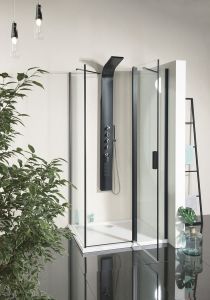 Zoom Line Black prostokątna kabina prysznicowa 1200x800mm wariant L/P