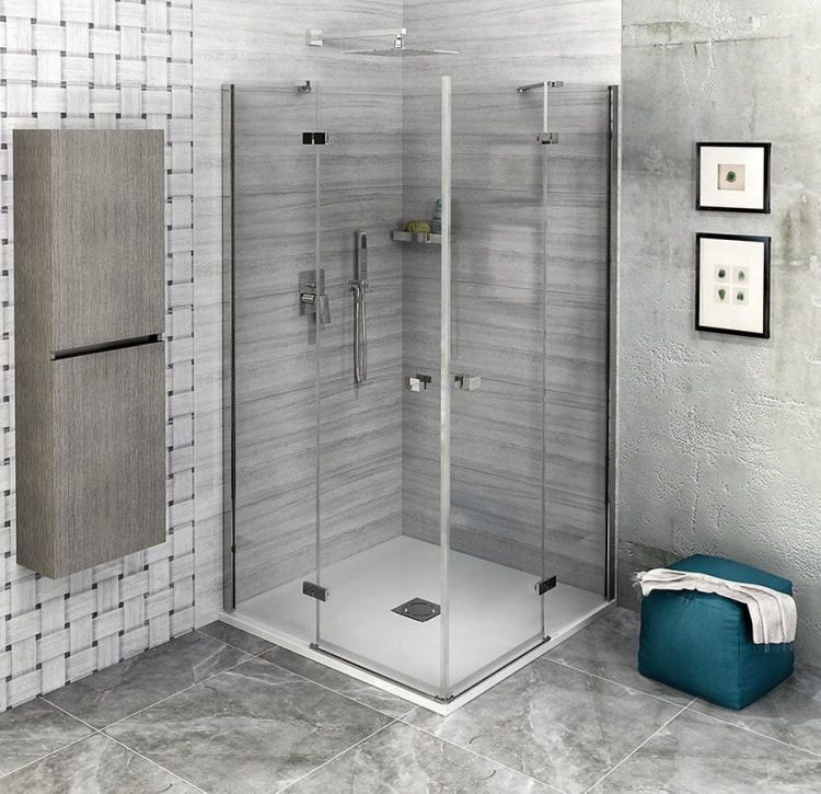 FORTIS LINE prostokątna kabina narožna 900x900 mm, narożnik