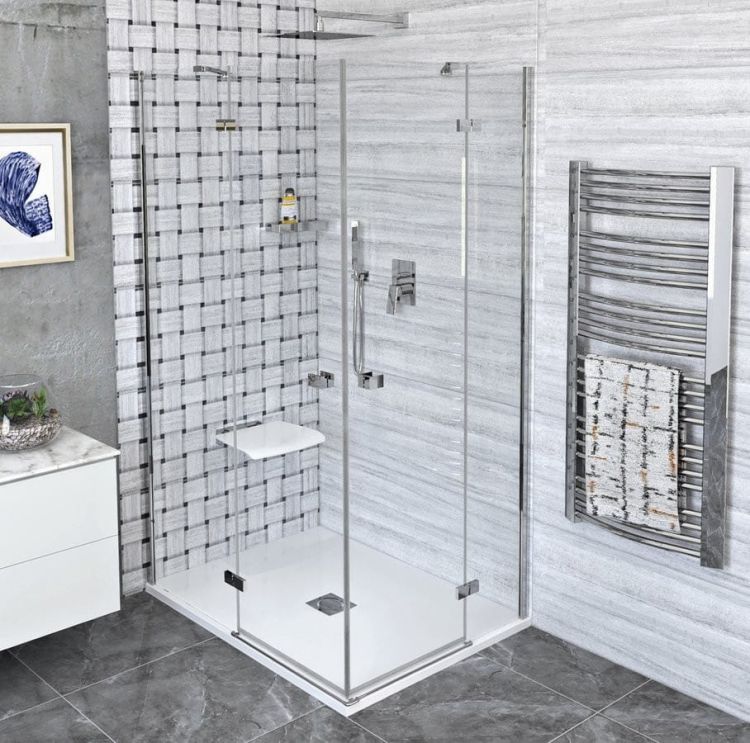 FORTIS LINE prostokątna kabina prysznicowa 1000x900 mm, narożnik