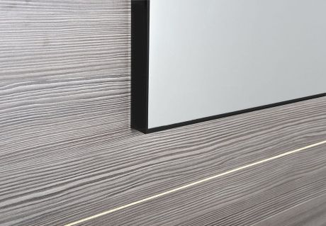 Przejdź do produktu AROWANA Lustro w ramie 50x80cm, czarny mat