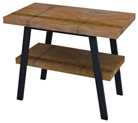 Przejdź do produktu TWIGA wspornik stalowy 80x67cm, czarny mat, 2 szt.