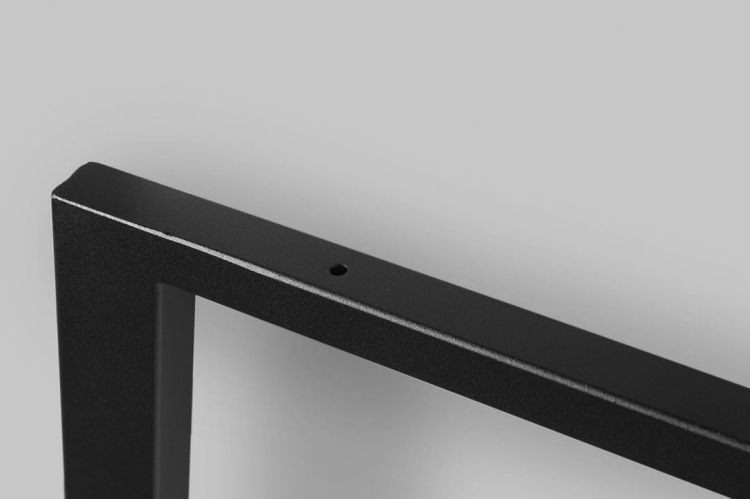 TWIGA wspornik stalowy 100x67cm, czarny mat