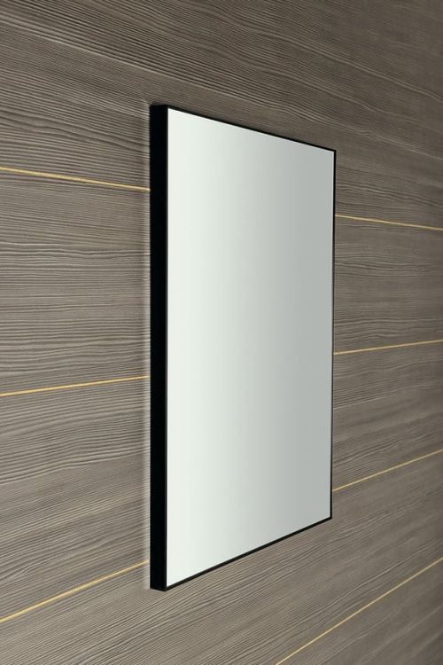 AROWANA Lustro w ramie, 600x800mm, czarny matowy