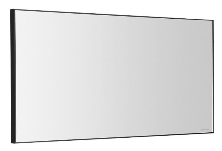 AROWANA Lustro w ramie, 1000x500mm, czarny matowy