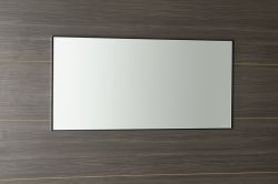AROWANA Lustro w ramie, 1000x500mm, czarny matowy