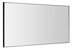 AROWANA Lustro w ramie, 1200x600mm, czarny matowy