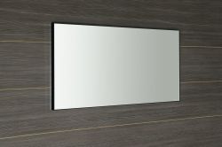 AROWANA Lustro w ramie, 1200x600mm, czarny matowy