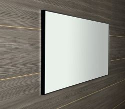 AROWANA Lustro w ramie, 1200x600mm, czarny matowy